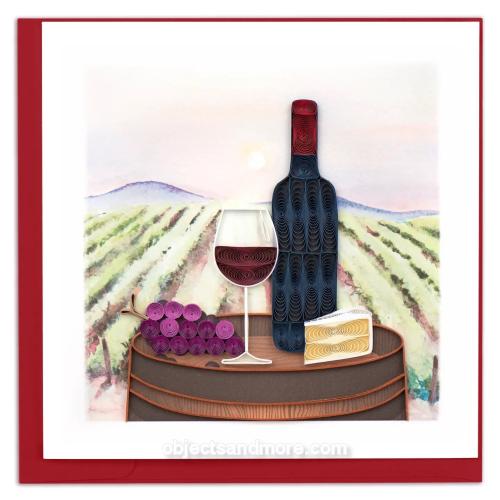 Vineyard Card by QUILLING CARD